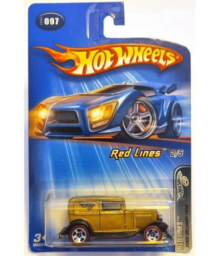 Hot Wheels Ford Delivery 1932 Red Lines 2005